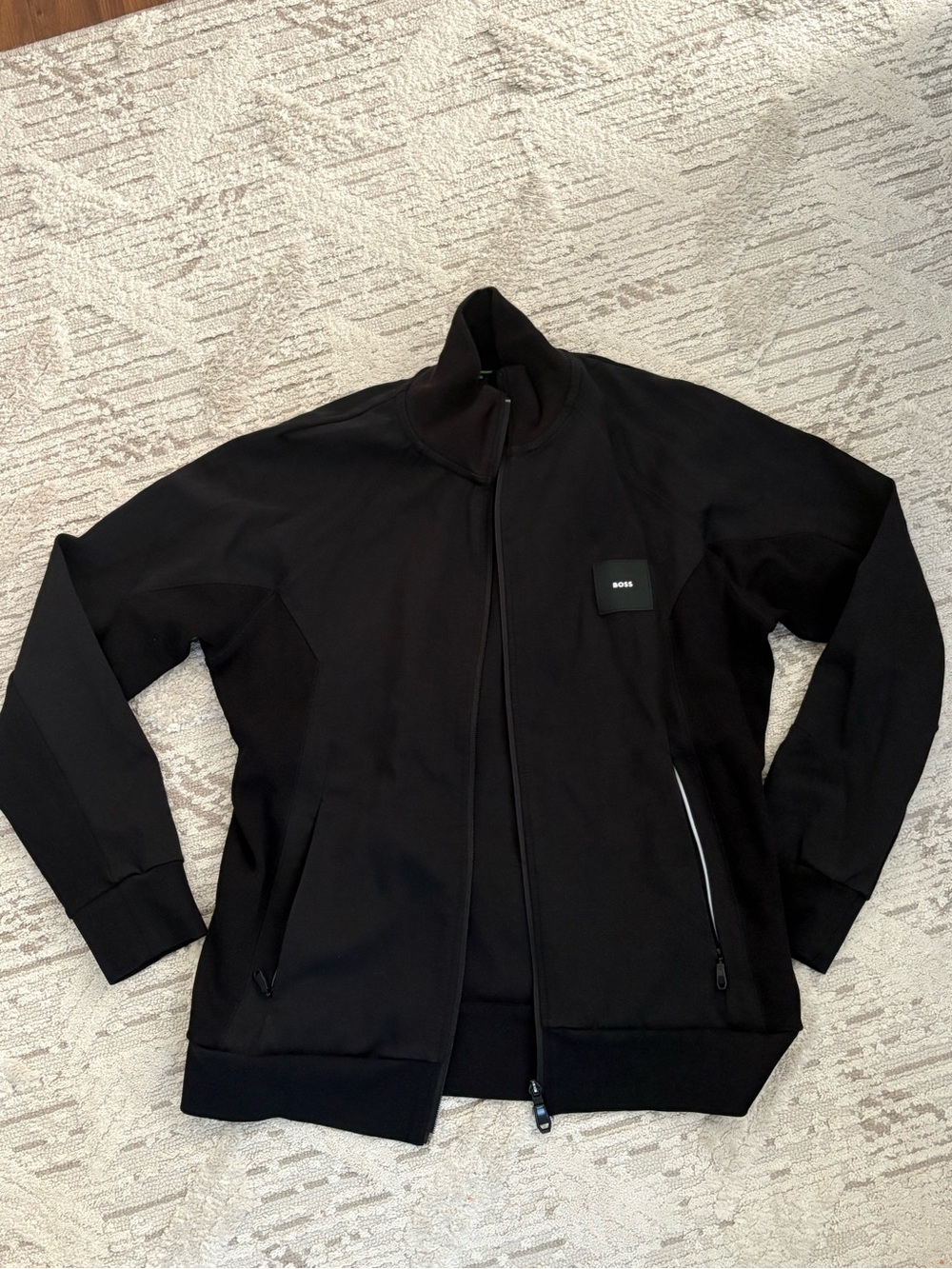 Hugo Boss Black Zip-Up Bomber Jacket